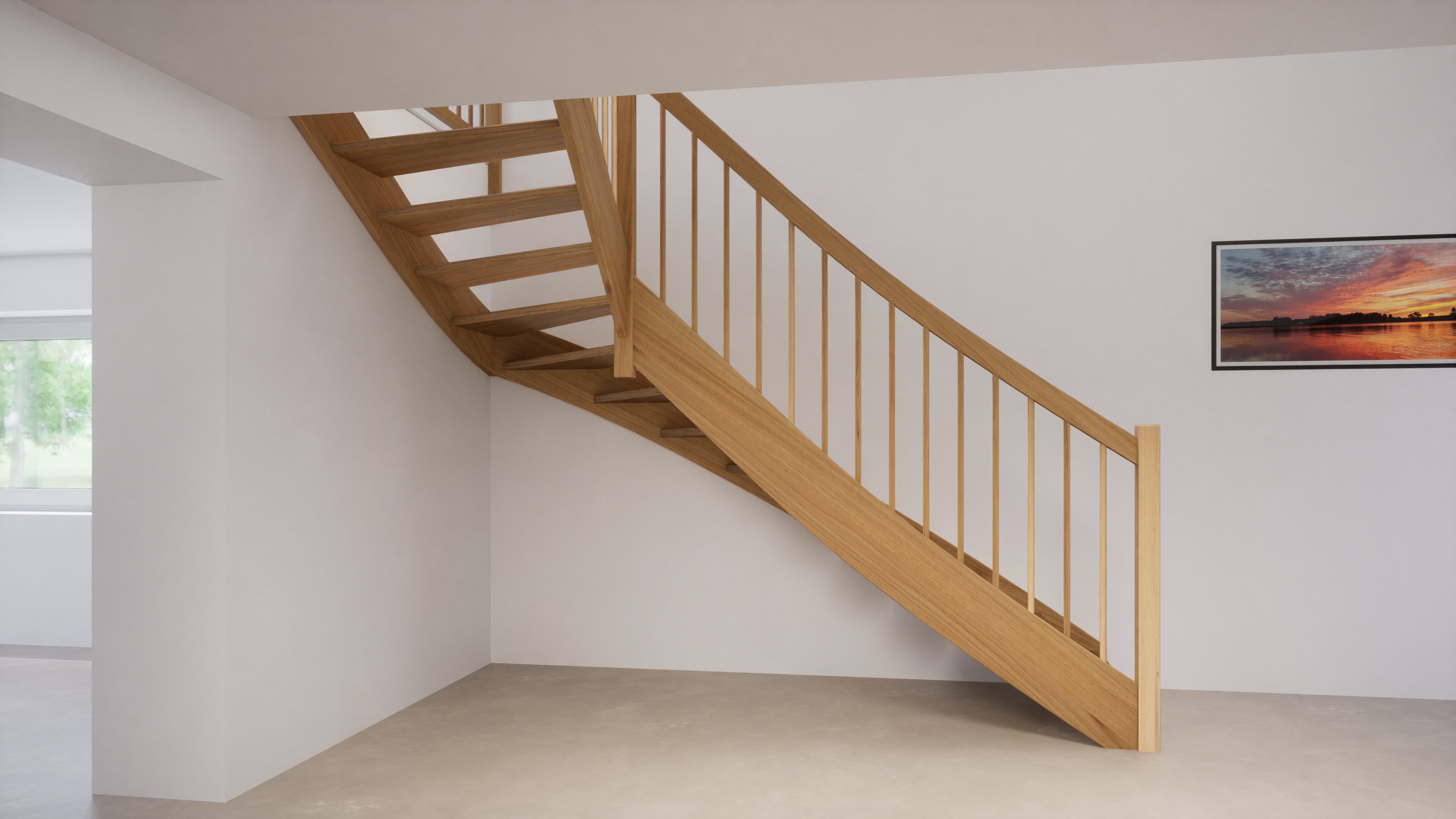Treppe Konfigurator – Finden Sie heraus, was eine schwarze Treppe oder lackierte Treppe kostet