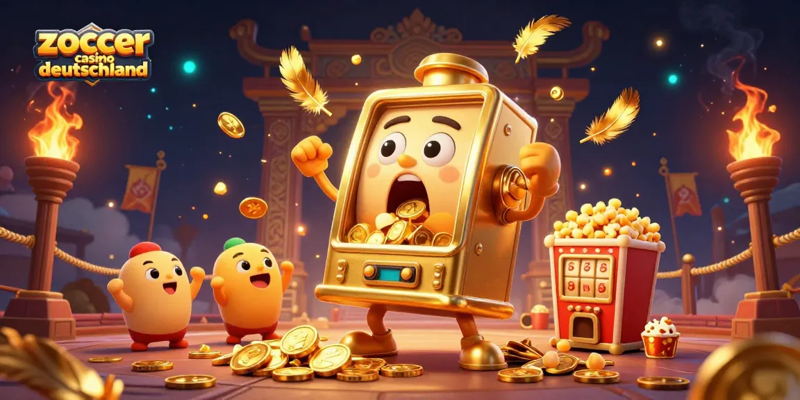 Erlebe das aufregende Zoccer Casino Deutschland, wo die goldene Slot-Maschine den Jackpot knackt!
